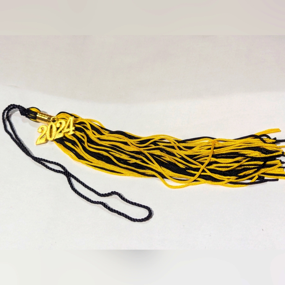 NEW. 2024 Black & Yellow Tassel